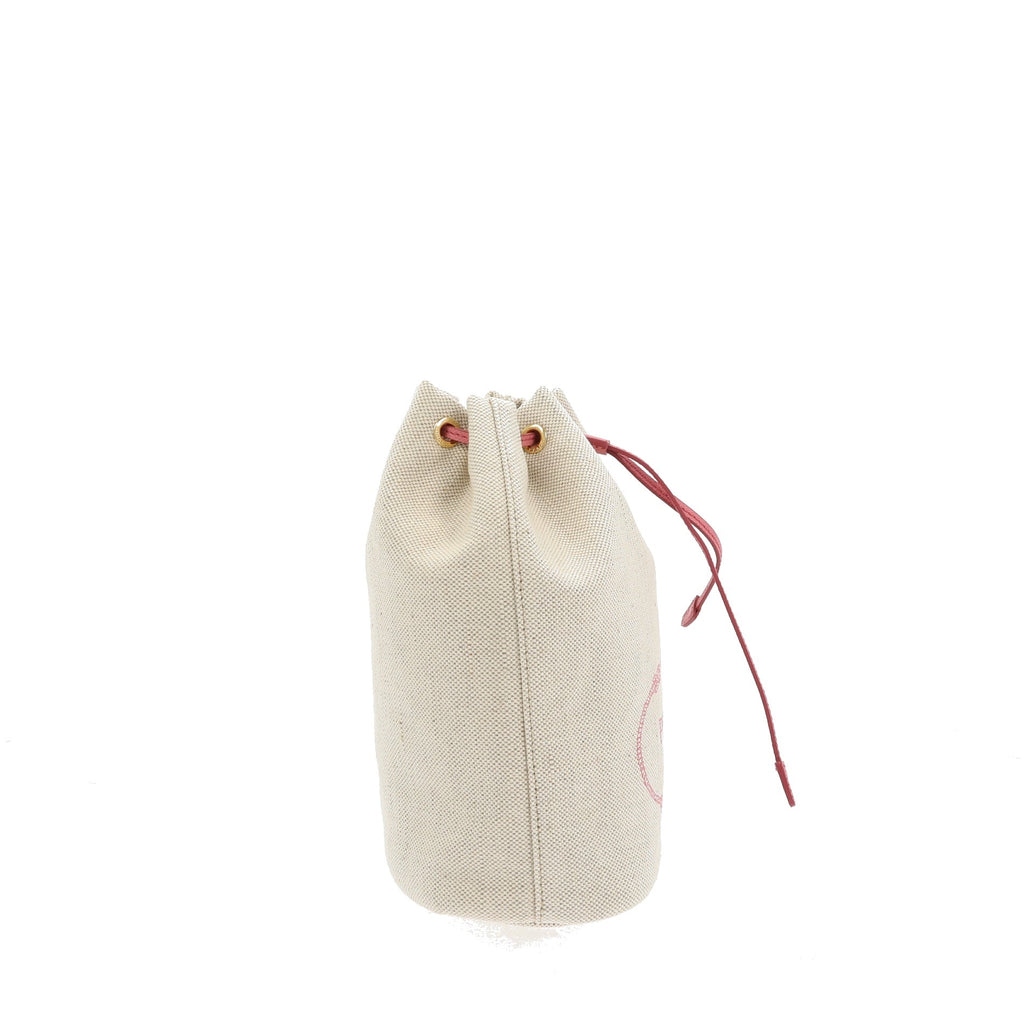 PRADA Handbag in Beige Fabric