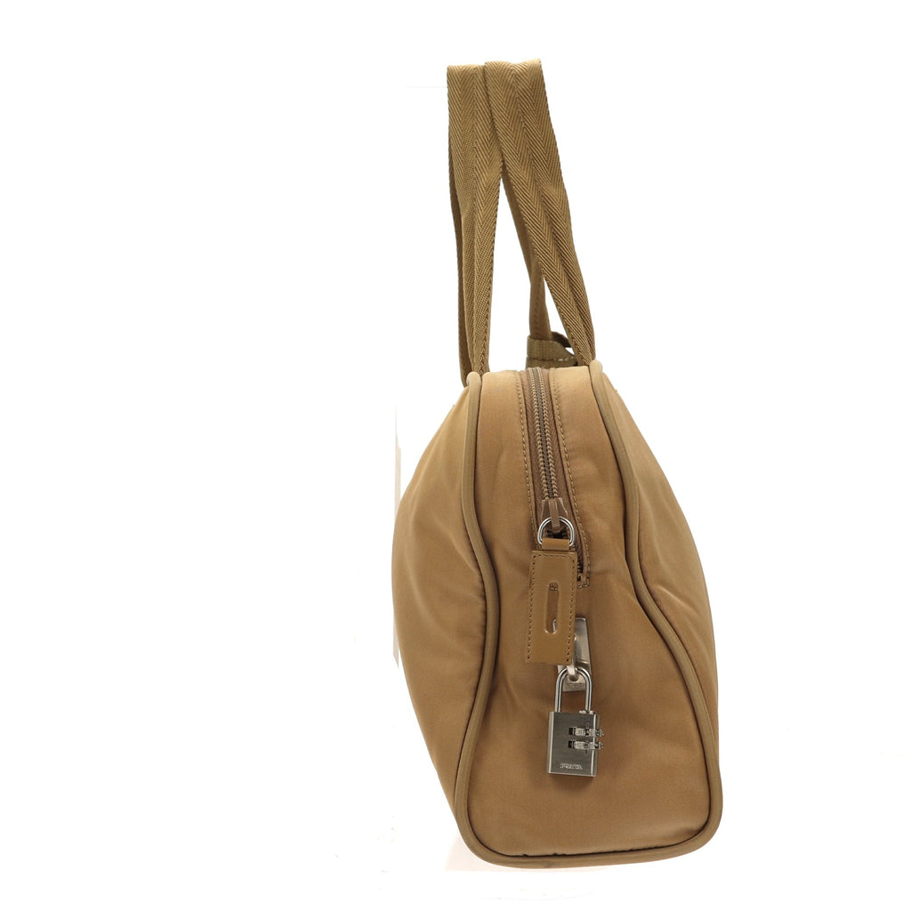PRADA Handbag in Brown Fabric