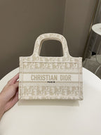 Dior Mini Book Tote Gold Oblique
