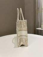Dior Mini Book Tote Gold Oblique