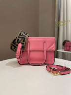 Fendi Grace Small Flip Tote Pink Calfksin