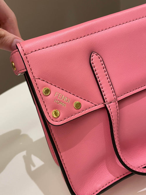 Fendi Grace Small Flip Tote Pink Calfksin