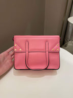 Fendi Grace Small Flip Tote Pink Calfksin
