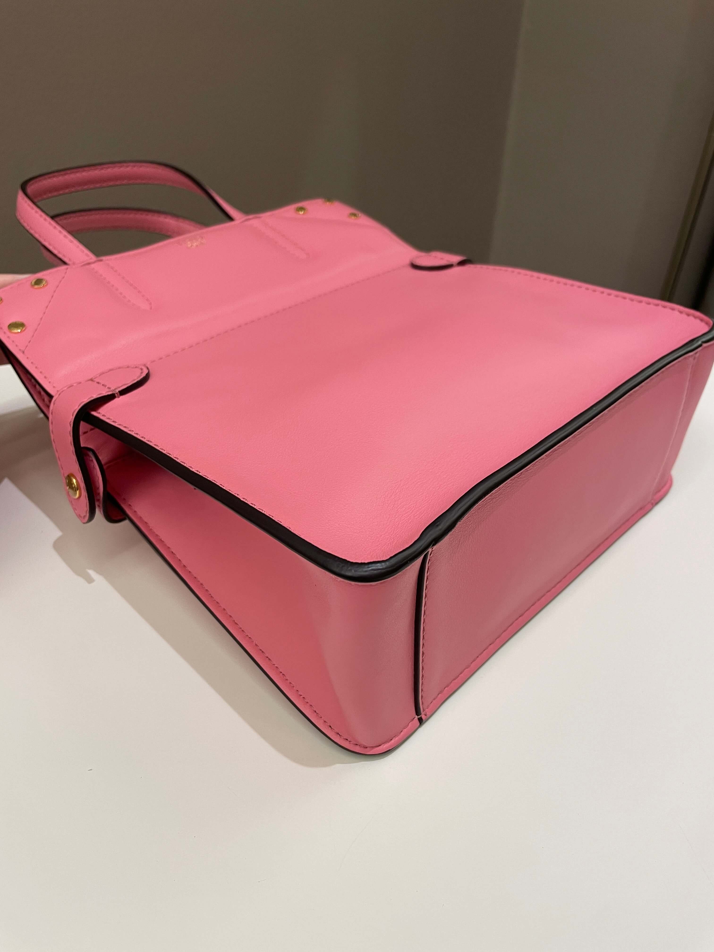 Fendi Grace Small Flip Tote Pink Calfksin