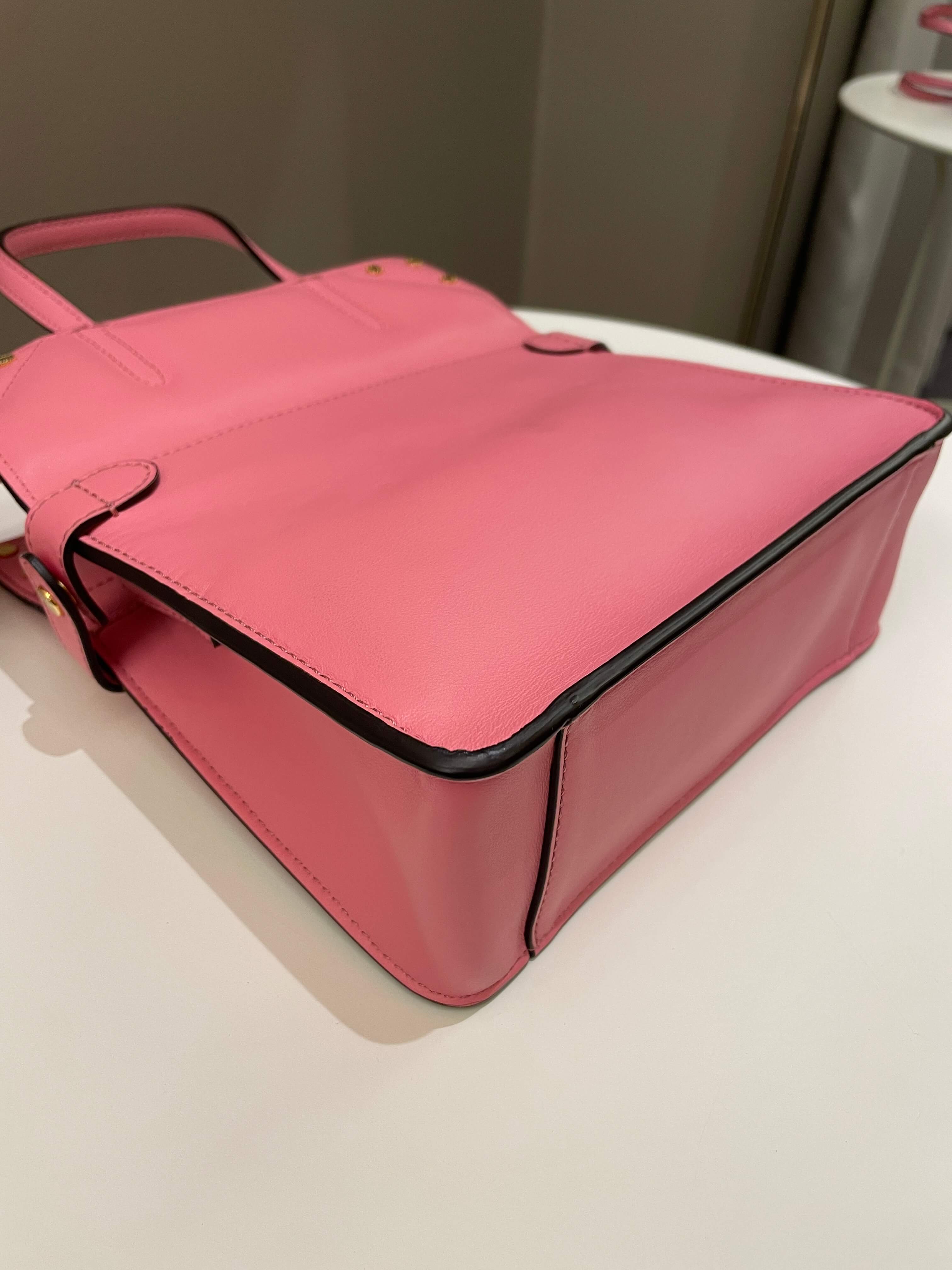Fendi Grace Small Flip Tote Pink Calfksin