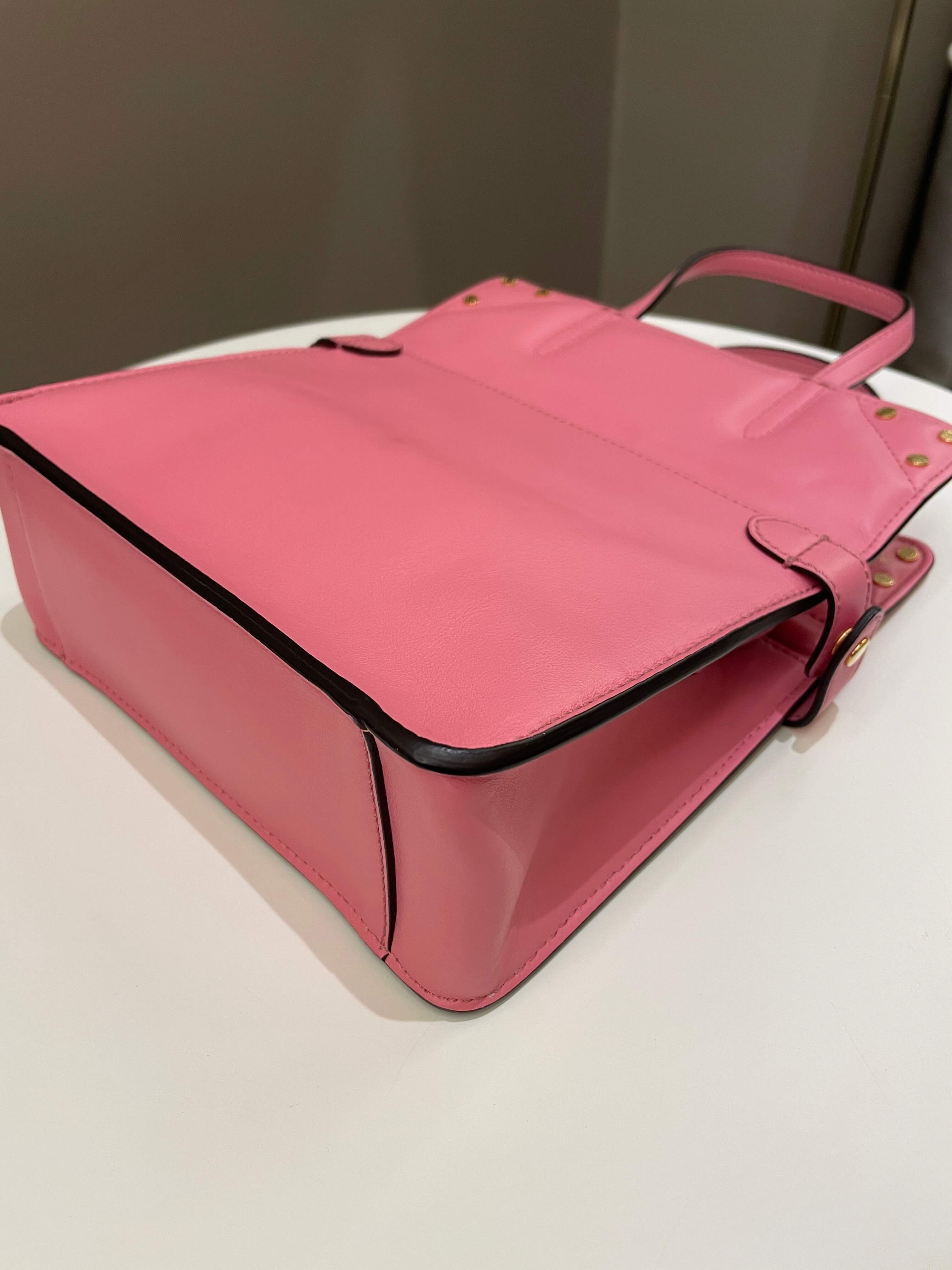 Fendi Grace Small Flip Tote Pink Calfksin