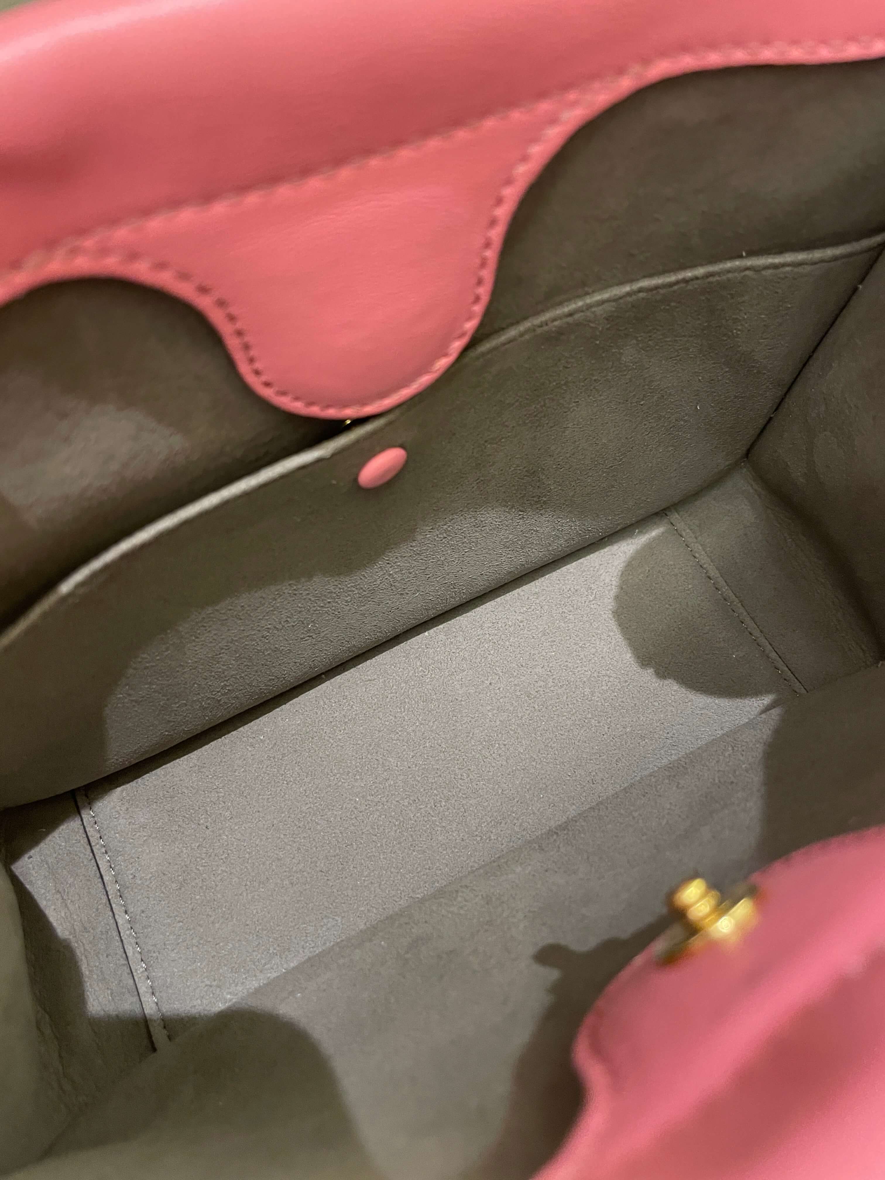 Fendi Grace Small Flip Tote Pink Calfksin
