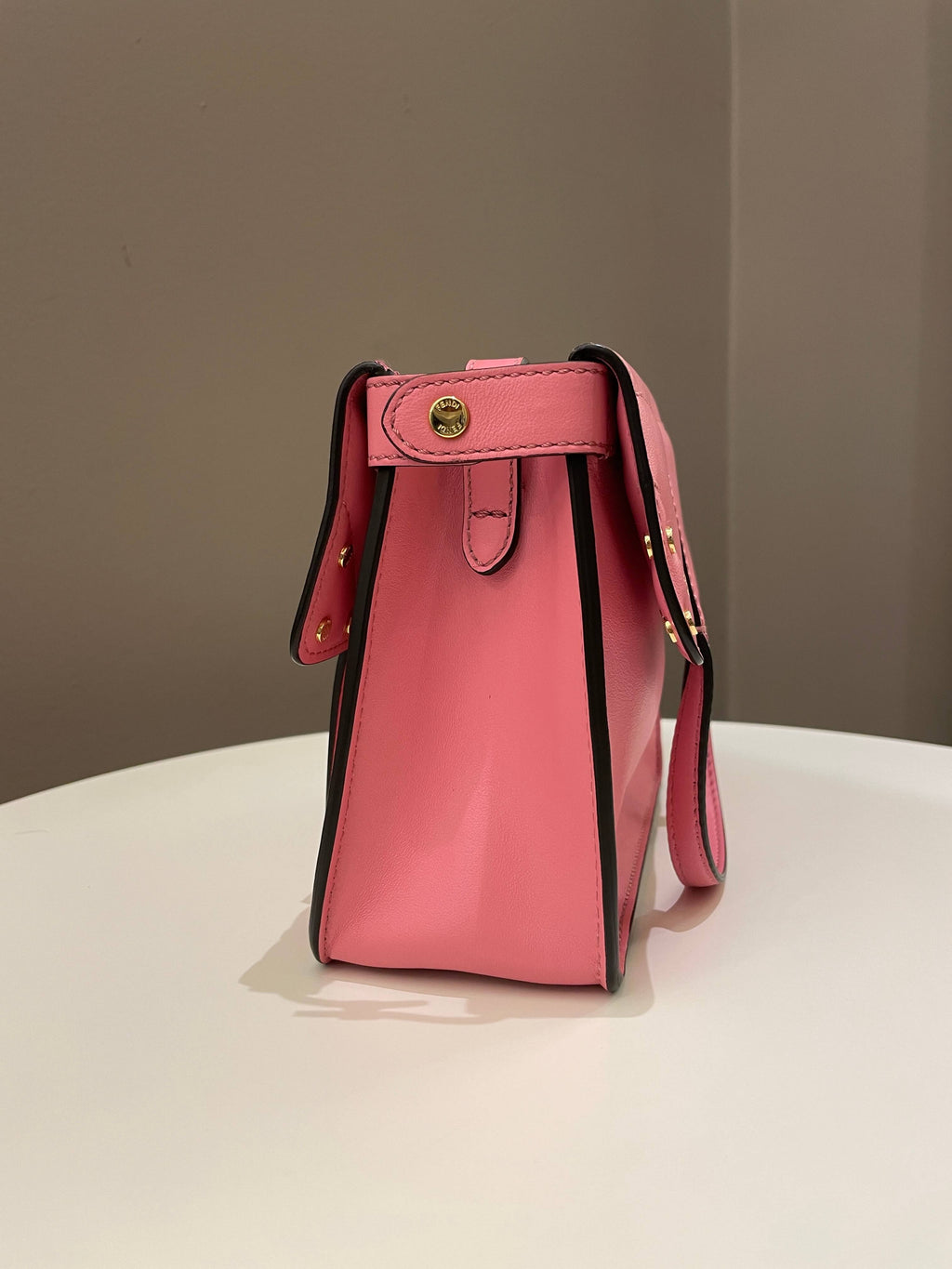 Fendi Grace Small Flip Tote Pink Calfksin