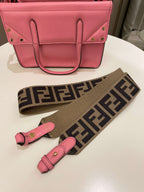 Fendi Grace Small Flip Tote Pink Calfksin