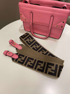 Fendi Grace Small Flip Tote Pink Calfksin