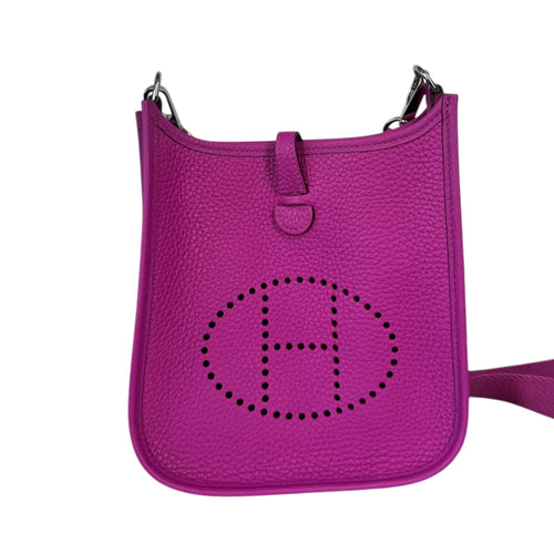 Hermes Evelyn Magnolia Taurillon Clemence Shoulder Bag