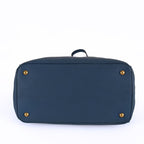 PRADA Shopper shoulder bag in cobalt buckskin