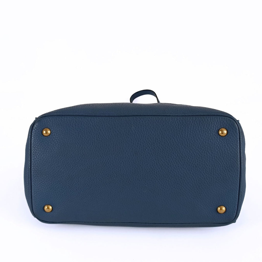 PRADA Prada Prada Shopper shoulder bag in cobalt buckskin