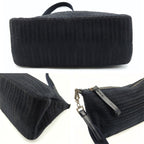 PRADA shoulder bag in blue monogram nylon