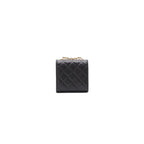 Chanel Lambskin Quilted Mini Trendy CC Chain Wallet Black