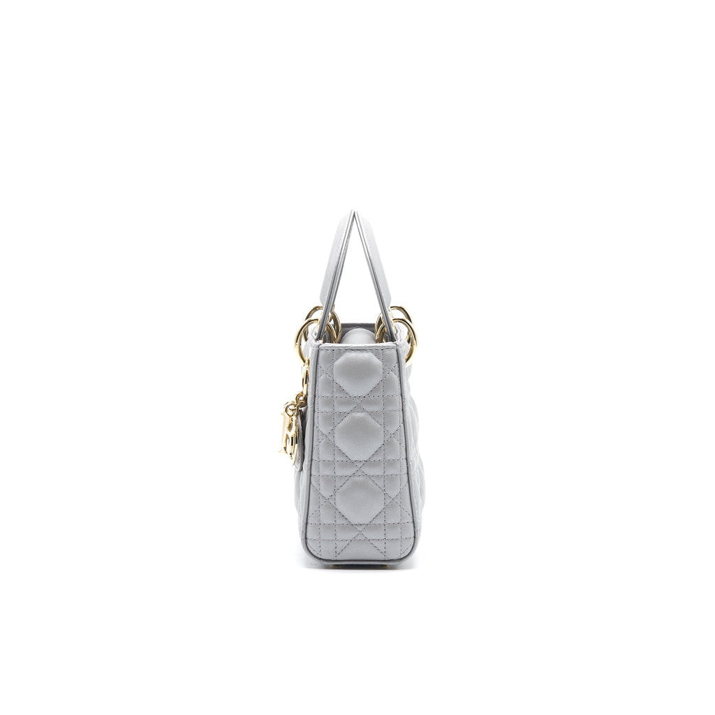 Dior Mini Lady Dior Grey GHW