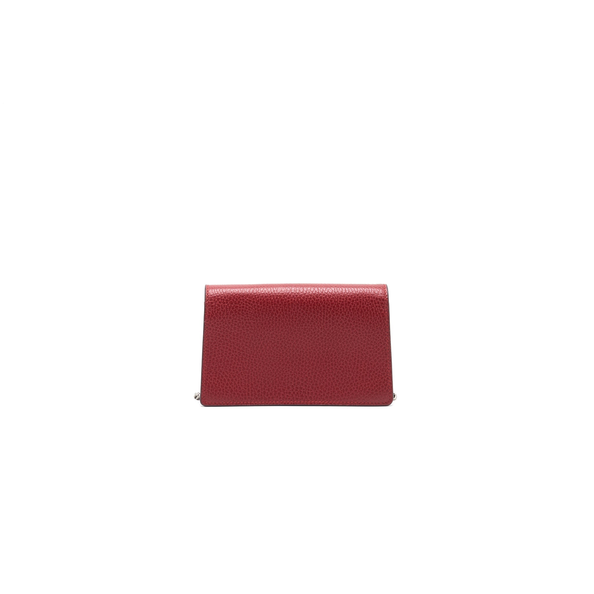 Gucci Dionysus Leather Super Mini Red GHW