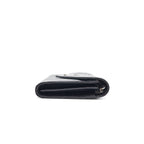Saint Laurent Envelope Chain Wallet Black SHW