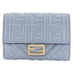 Fendi Medium Baguette Wallet FF Embossed