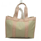 Fendi Zucca Trim Canvas Tote Bag - '10s