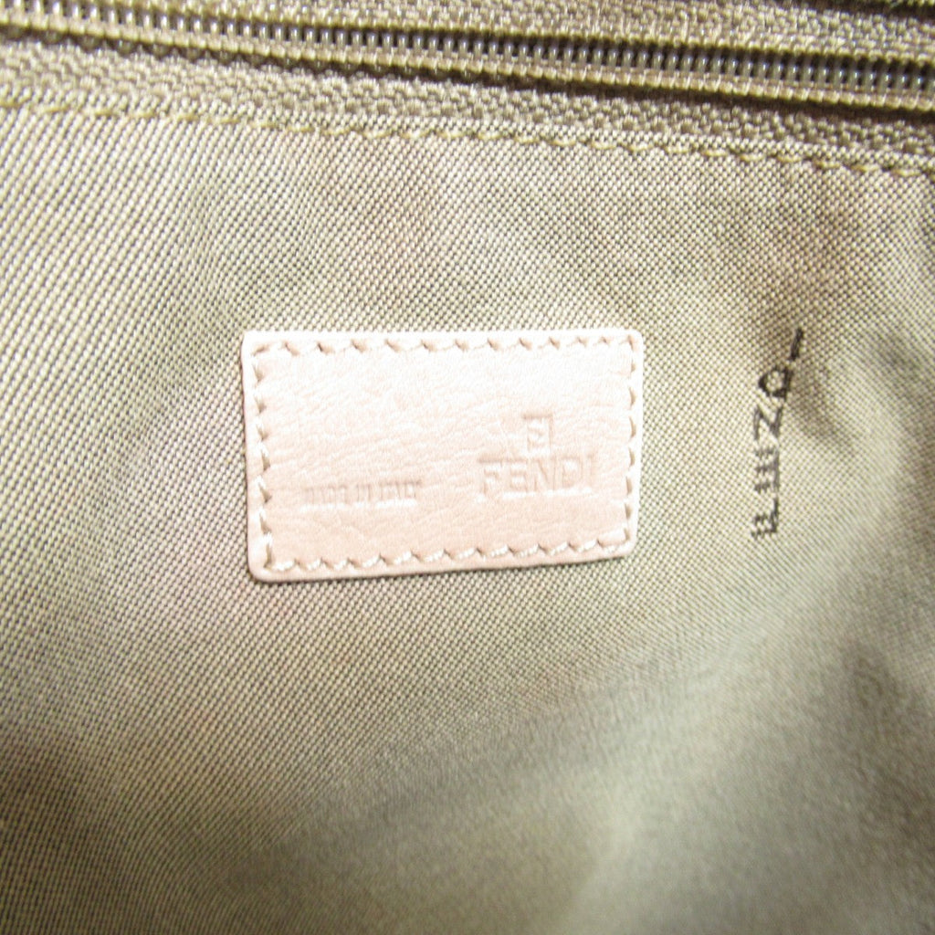 Fendi Zucca Trim Canvas Tote Bag - '10s