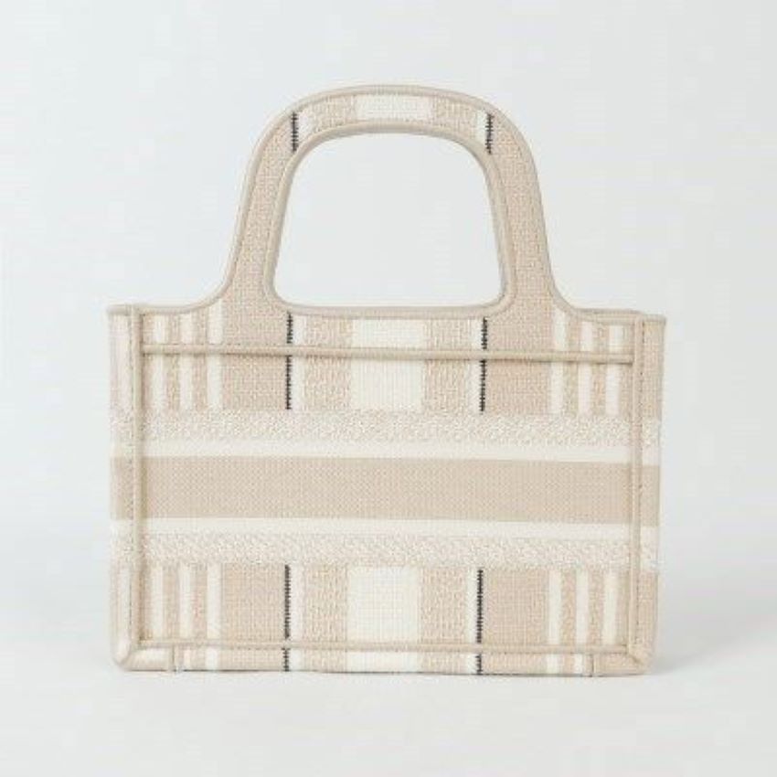 DIOR Mini Canvas Tote Handbag