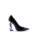 Saint Laurent Paris Black Patent Leather Opyum Pointed Toe Pumps