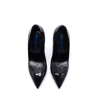 Saint Laurent Paris Black Patent Leather Opyum Pointed Toe Pumps