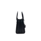 Saint Laurent Paris Black Leather Limited Baby Sac De Jour Tote