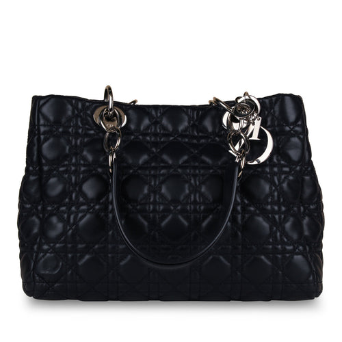 Dior Lady Dior Tote - Navy