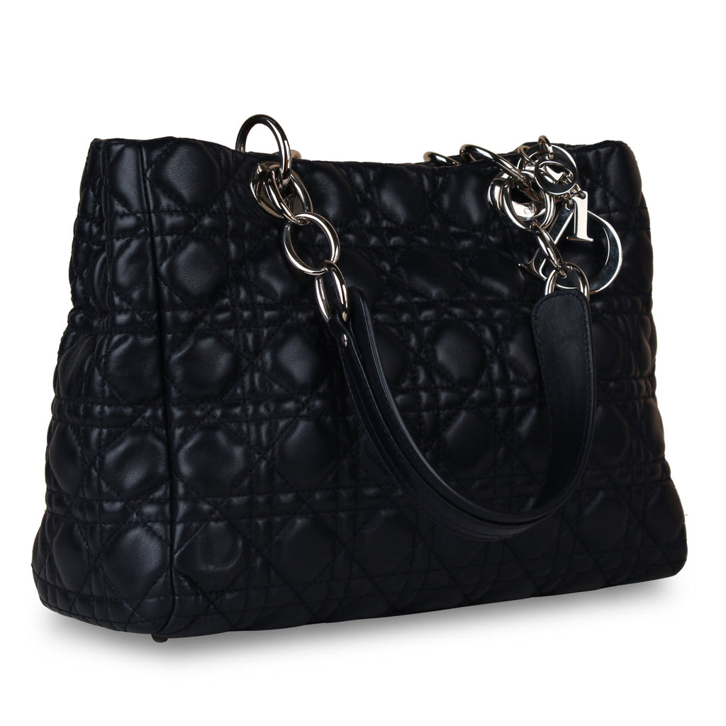 Dior Lady Dior Tote - Navy