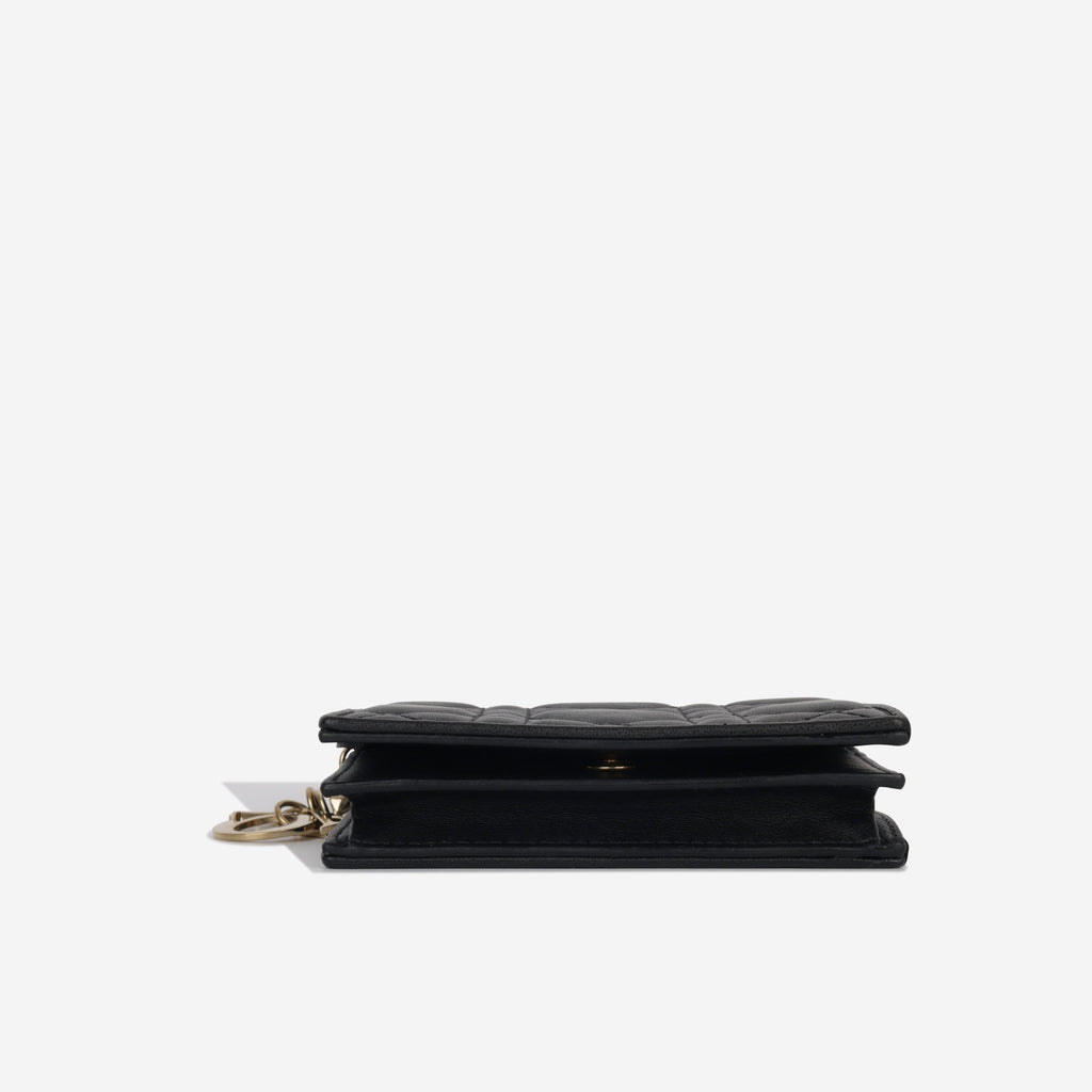Dior Lady Dior Flap Card Holder