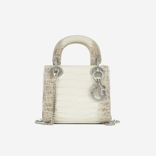 Dior Mini Lady Dior - Himalaya Crocodile Niloticus