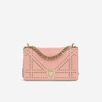 Dior Small Diorama - Studded Rose