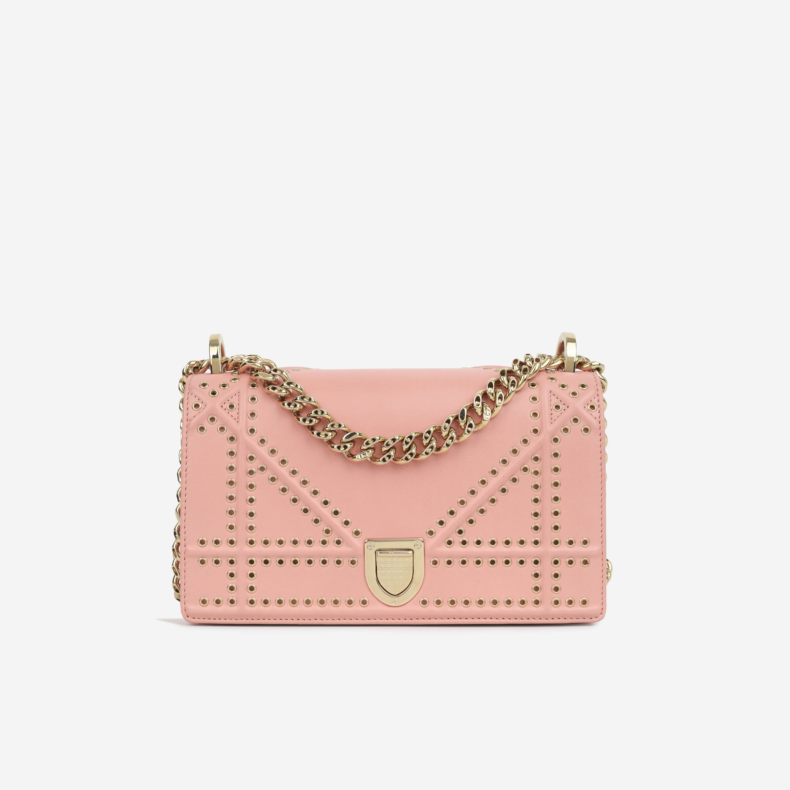 Dior Small Diorama - Studded Rose