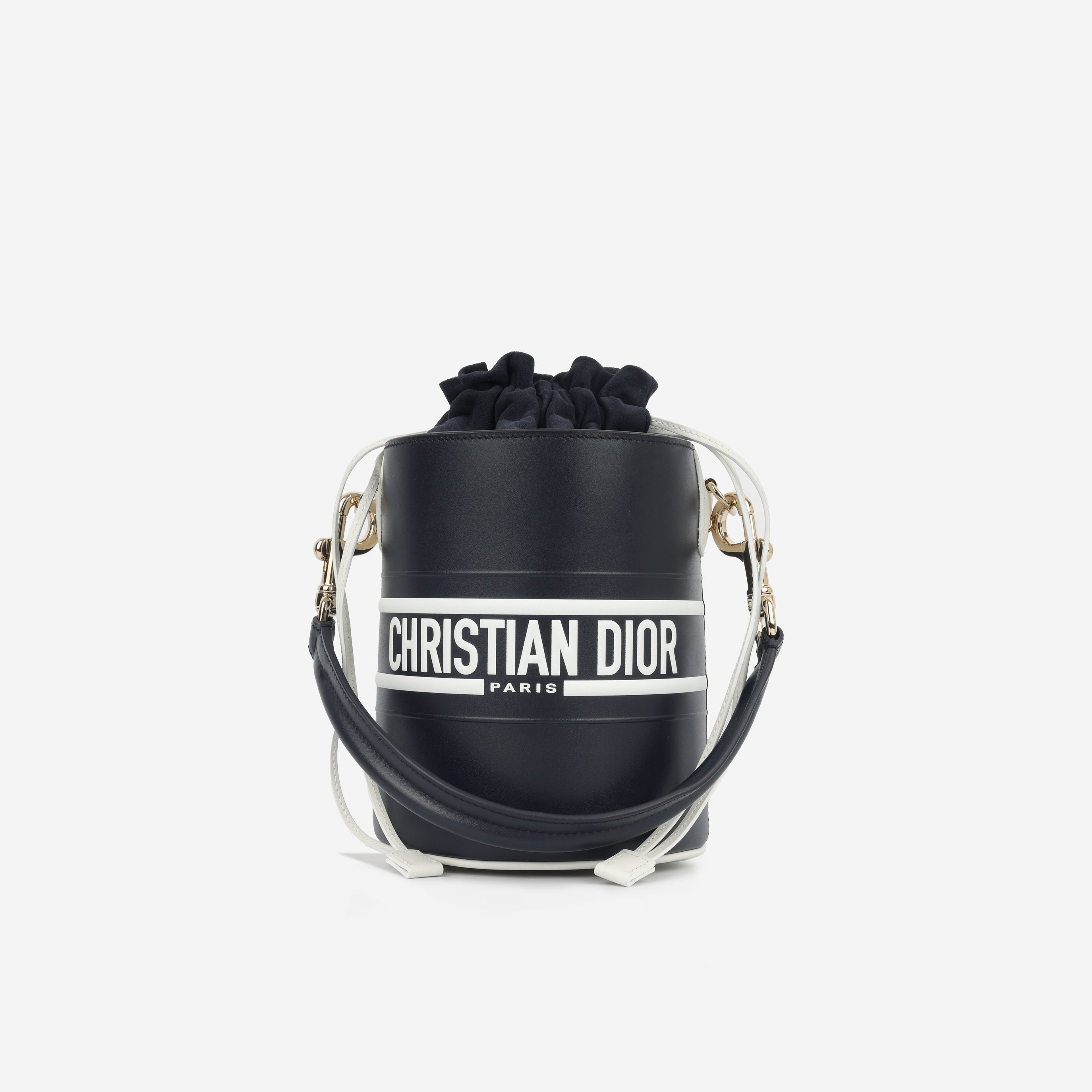 Dior Small Diorvibe Bucket Bag - Navy/White