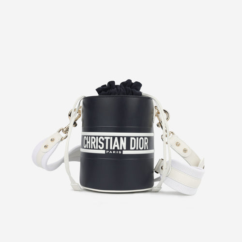 Dior Small Diorvibe Bucket Bag - Navy/White