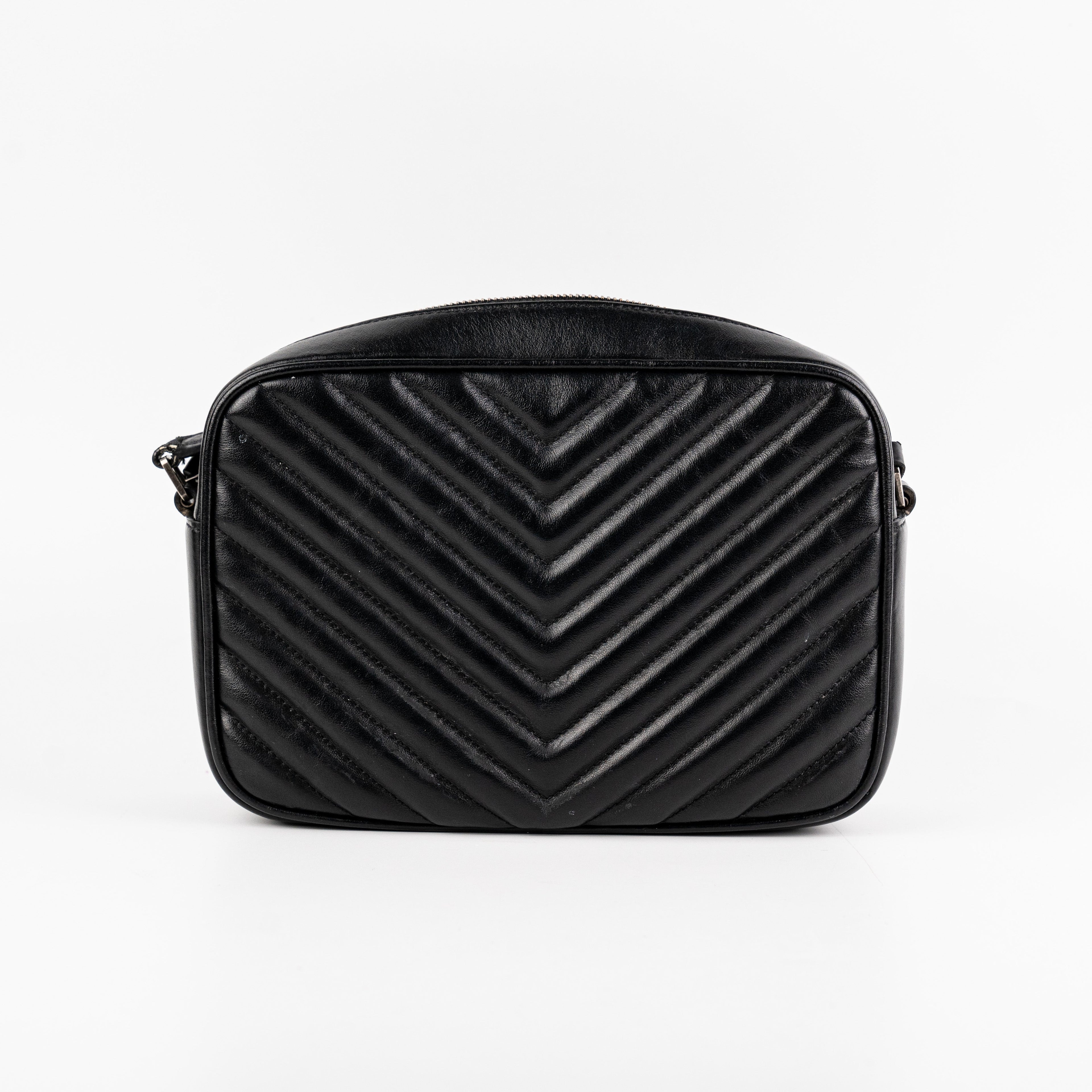 Saint Laurent Black Lou Camera Bag