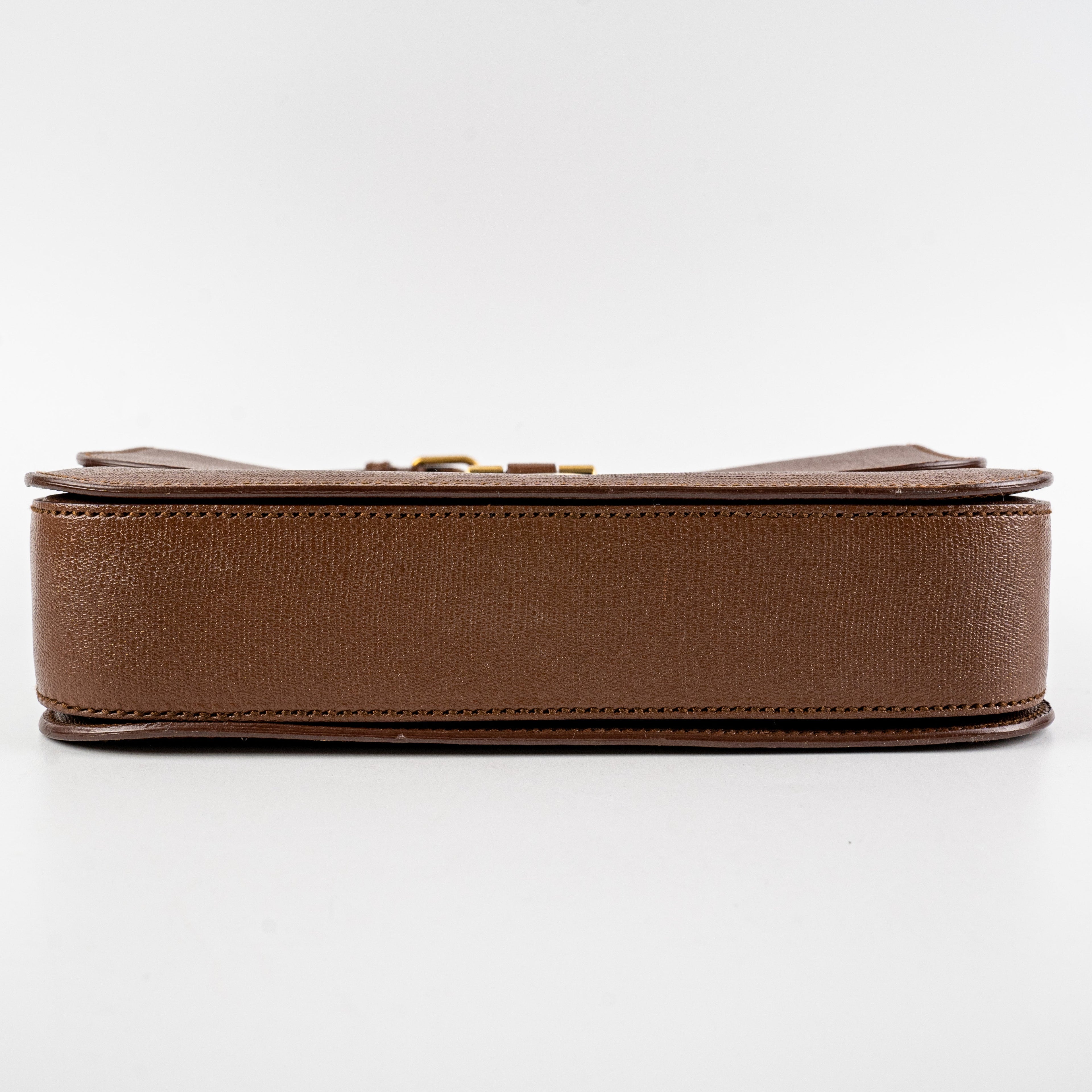 Saint Laurent Chyc Medium Crossbody Bag Brown
