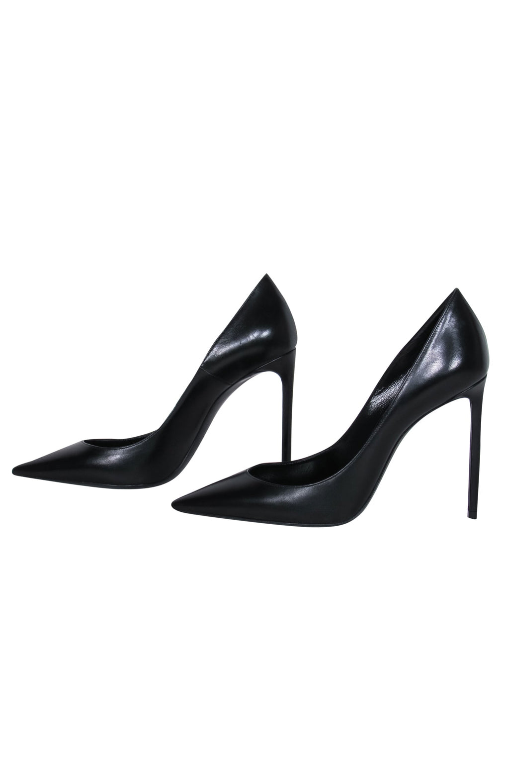Saint Laurent - Black Leather "Zoe 105" Pumps Sz 6