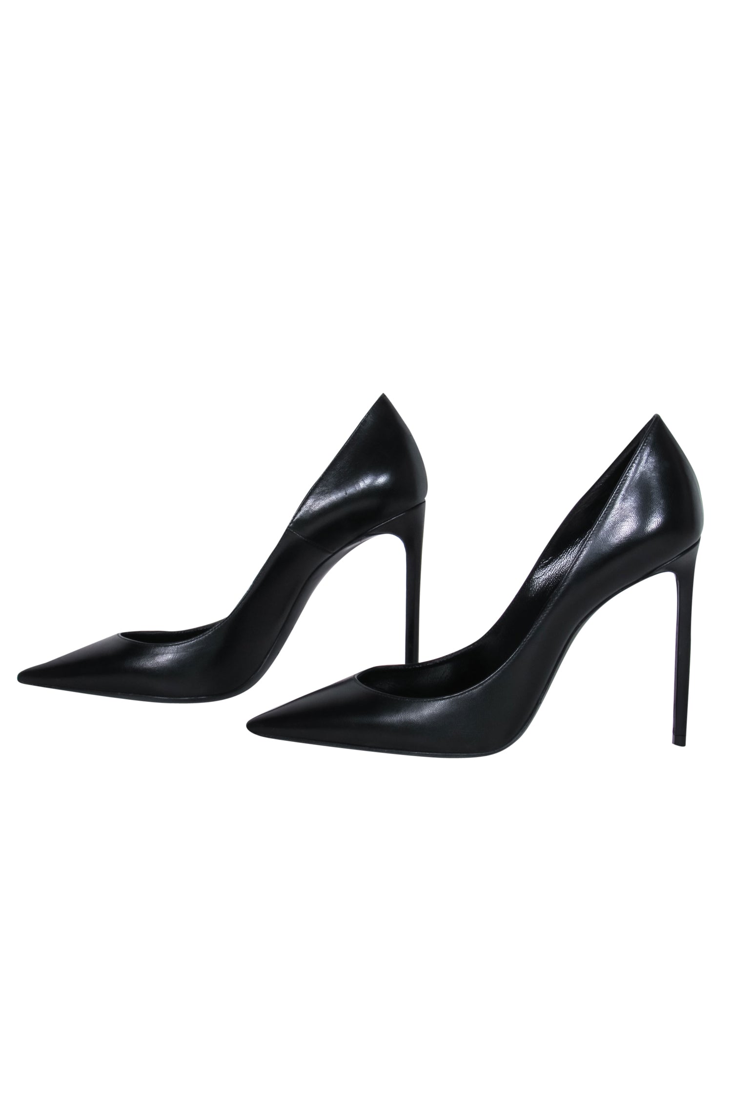 Saint Laurent - Black Leather "Zoe 105" Pumps Sz 6