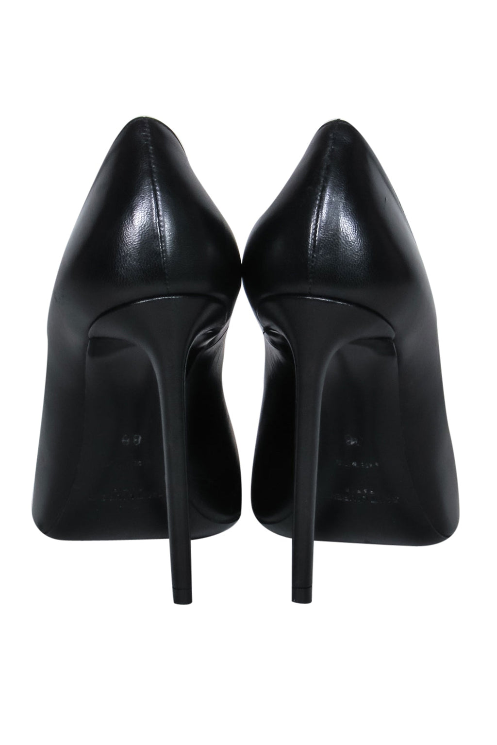 Saint Laurent - Black Leather "Zoe 105" Pumps Sz 6