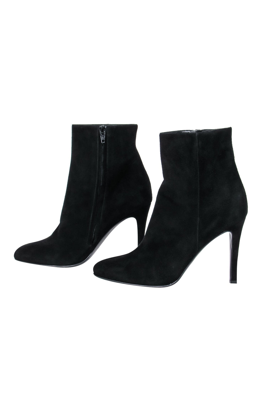 Saint Laurent - Black Suede Booties Sz 8.5
