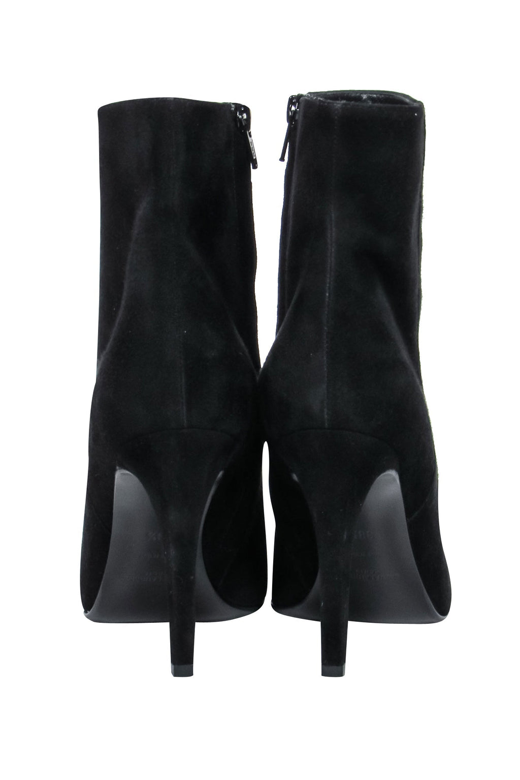 Saint Laurent - Black Suede Booties Sz 8.5