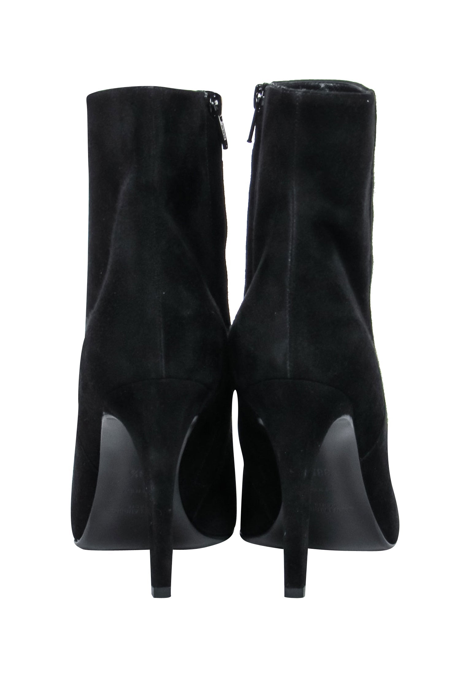 Saint Laurent - Black Suede Booties Sz 8.5