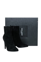 Saint Laurent - Black Suede Booties Sz 8.5
