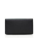 Saint Laurent Calfskin Monogram Belle de Jour Large Clutch (SHF-19132)