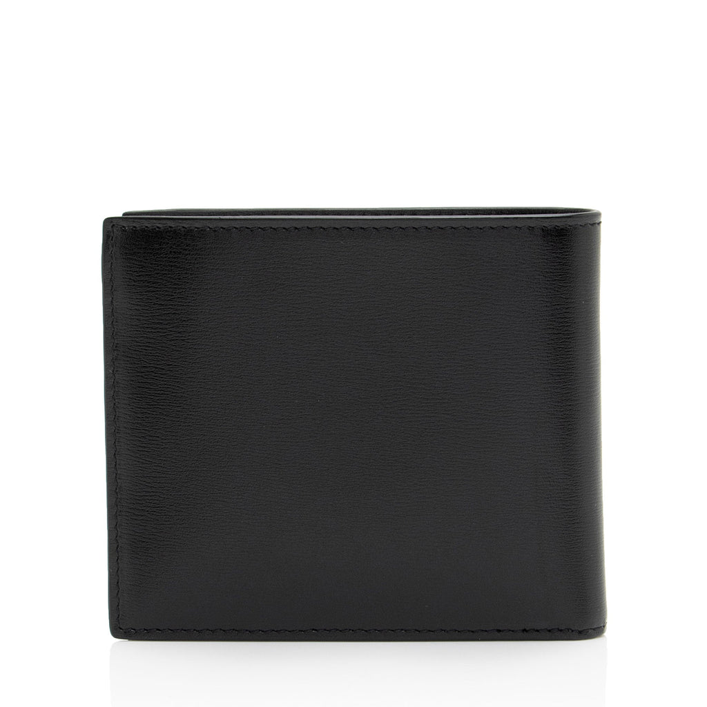 Saint Laurent Calfskin Monogram Bifold Wallet (SHF-SJ4l97)