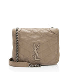 Saint Laurent Crinkled Calfskin Monogram Niki Chain Wallet (SHF-afCOLO)