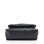 Saint Laurent Crinkled Calfskin Monogram Niki Medium Shoulder Bag (SHF-NH7fO1)